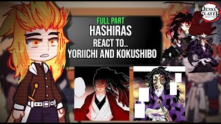 Hashiras react to Yoriichi and Kokushibo  KNY  Manga Spoiler  Demon Slayer Full Part [upl. by Repsag291]