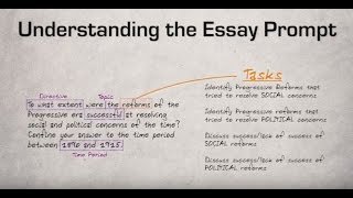 1 Understanding the Essay Prompt [upl. by Zerlina277]