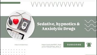 Pharmacology sedative and hypnotic and anxiety [upl. by Llehcsreh]