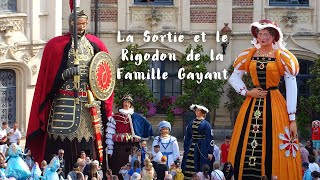 La Sortie et le Rigodon de la Famille Gayant  Fêtes de Gayant 2023 Douai [upl. by Amaryl]