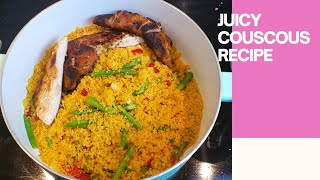 JUICY CHICKEN COUSCOUS RECIPE [upl. by Rice]