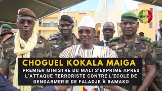 Premier ministre s’exprime suite à l’attaque terroriste contre l’école de gendarmerie de faladjè [upl. by Vashtee977]