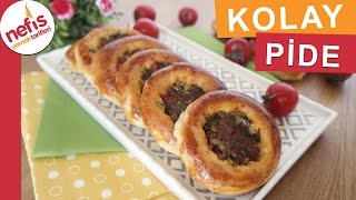 Kolay Pide Tarifi  Evde Pratik Pide Nasıl Yapılır  Nefis Yemek Tarifleri [upl. by Qahsi]