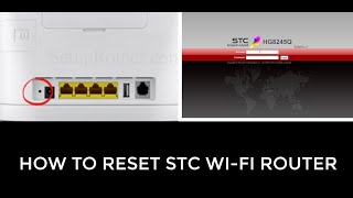 HOW TO RESET STC WIFI ROUTER [upl. by Anim486]