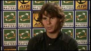 Paris 2009 Nadal PreTournament Interview [upl. by Iew]