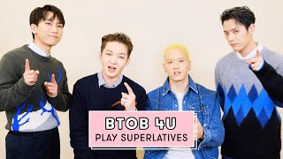 BTOB 4U Reveal Whos The Biggest Flirt Who Smells The Best And More  Superlatives  Seventeen [upl. by Fisa]