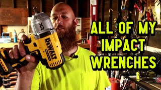 Showing My Impact Wrench Collection and Why I Bought Each by GettinJunkDone [upl. by Gabriele]