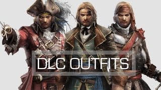 Assassins Creed 4 Black Flag All 3 DLC Outfits [upl. by Yorgo]