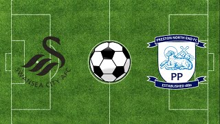 Swansea vs Preston North End Highlights  EFL Championship 202324  Football Simulation PES 21 [upl. by Bonneau]