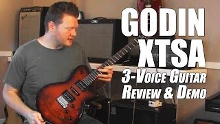 Godin XTSA Guitar Review Overview Demo [upl. by Gamali]