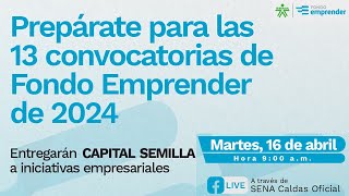 Convocatorias Fondo Emprender [upl. by Clute]