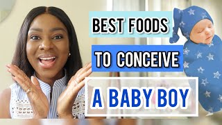 BEST FOODS SUPPLEMENTS FOR A MAN amp WOMAN TO CONCEIVE A BABY BOY How To Conceive A Baby Boy Fast [upl. by Dnalon]