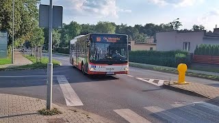 MAN NL323 Lions City 1301 PKM Świerklaniec Przejazd 168 [upl. by Jonme645]