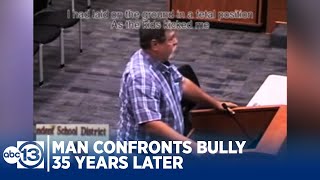 Bullied Man Confronts Alleged Childhood Bully 35 Years Later [upl. by Heyde]