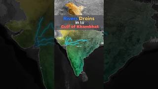 Rivers FLOWING into Gulf of Khambhat geography rivers shorts [upl. by Antin30]