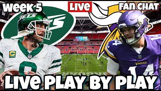 Jets vs Vikings Live Stream Week 5 [upl. by Enniotna]