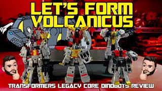 Transformers Legacy Volcanicus Review  Awesome to the CoreClass [upl. by Oludoet]