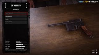 Red Dead Redemption 2  Mauser Pistol [upl. by Durgy]