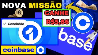 🔥URGENTE NOVA MISSÃO COINBASE Explorer Coinbase One  Ganhe R586 [upl. by Aicemaj]