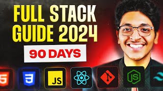 90 Day Full Stack Developer Roadmap 2024 FULL GUIDE 🔥 Ishan Sharma [upl. by Vevina666]