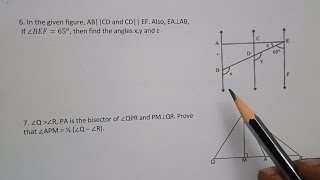 lines and angles 9th class important Question of chapter 6 l parallel lines l corresponding Angeles [upl. by Besse]