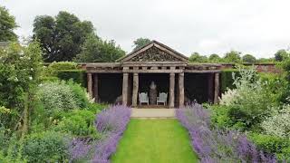 Walled Gardens Houghton Hall Drone footage [upl. by Bainter623]