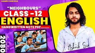 VVI QUESTIONS  SOLUTION  Class 12  Neighbours  Hamro Shiksha [upl. by Viviane612]