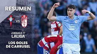 ¡Victoria agónica del Celta con Aspas expulsado Resumen del Celta de Vigo 1  0 Granada [upl. by Nudd]