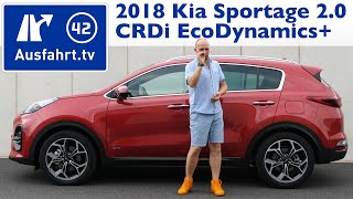 DieselHybrid 2018 Kia Sportage 20 CRDi EcoDynamics GTLine  Kaufberatung Test Review [upl. by Adniroc802]