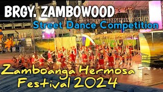 ZAMBOWOOD STREET DANCE COMPETITION Zamboanga Hermosa Festival 2024 [upl. by Ecreip]