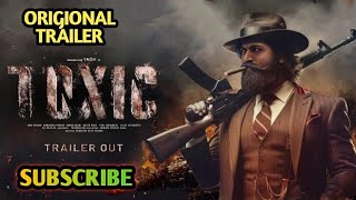 Toxic Trailer। Toxic Official Trailer। Shahrukh Khan। Rocking Star Yash। KVN Production। TOXIC [upl. by Aicileb]