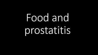 Can food fix chronic prostatitis [upl. by Bender]