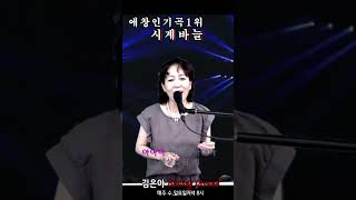 美친가창력K트롯애창인기곡1위시계바늘신유 cover김은아shorts [upl. by Aihsem]