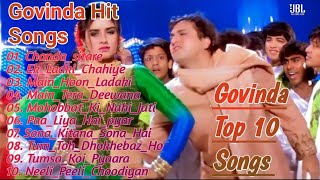 Govinda Hit Songs 💖 Dance Song 💜 Govinda Top 10 Songs 🎵90s Hit Song Govinda Super Hit Song Mp3 [upl. by Aziaf982]