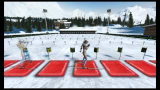 Eurosport Winter Stars  Biathlon  Lake Luson [upl. by Ferree537]