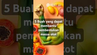 5 buah berprotein yang dapat membentuk massa otot buahbuahan shorts tips [upl. by Ahseken]