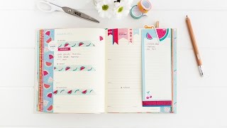 How to Organise your kikkiK Cute Diary [upl. by Wendolyn2]