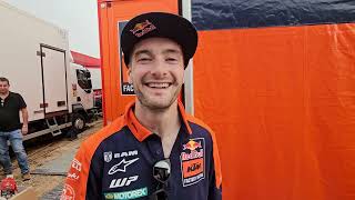 Jeffrey Herlings interview Spanish MXGP [upl. by Lerred]