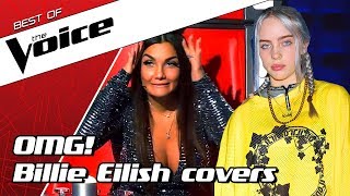 TOP 10  BILLIE EILISH SONGS in The Voice [upl. by Tterag]