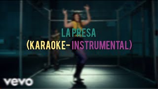 Nathy Peluso  LA PRESA KaraokeInstrumental [upl. by Urbanna]