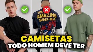 4 CAMISETAS que TODO HOMEM DEVE TER em 2024 você já tem todas elas [upl. by Aihsiyt118]