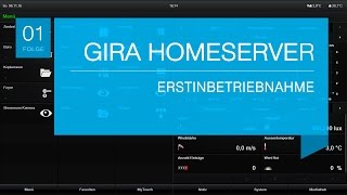 Gira Homeserver  Erstinbetriebnahme [upl. by Odnaloy]