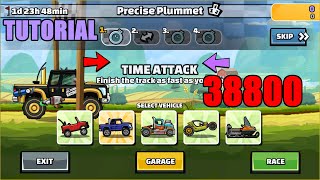 💎🤩 38800 Tutorial Precise Plummet  Hill Climb Racing 2 [upl. by Crisey]