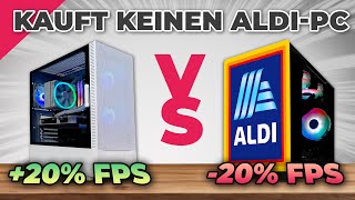 Der 1000€ Aldi Gaming PC im Test Das Lohnt sich nicht [upl. by Lurie]