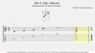 C Major Chord  Der CDur Akkord [upl. by Ireva]