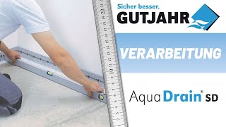 Die GUTJAHR Drainage AquaDrain SD für die Außentreppe [upl. by Ttergram]