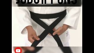 Comment lier judo ceinture facilement   كيفية ربط حزام الجودو بسهولة [upl. by Raoul]