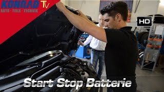 Wechseln einer Start Stop Batterie KonradTV [upl. by Oelc]