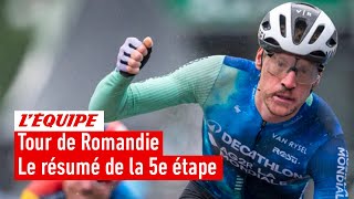 Tour de Romandie 2024  Dorian Godon remporte lultime étape Carlos Rodriguez soffre le général [upl. by Clementina538]