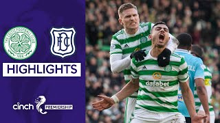 Celtic 32 Dundee  Giakoumakis HatTrick Seals Dramatic Win for Celtic  cinch Premiership [upl. by Holub]